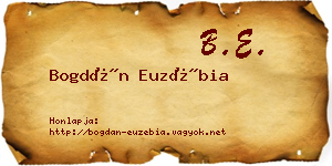 Bogdán Euzébia névjegykártya